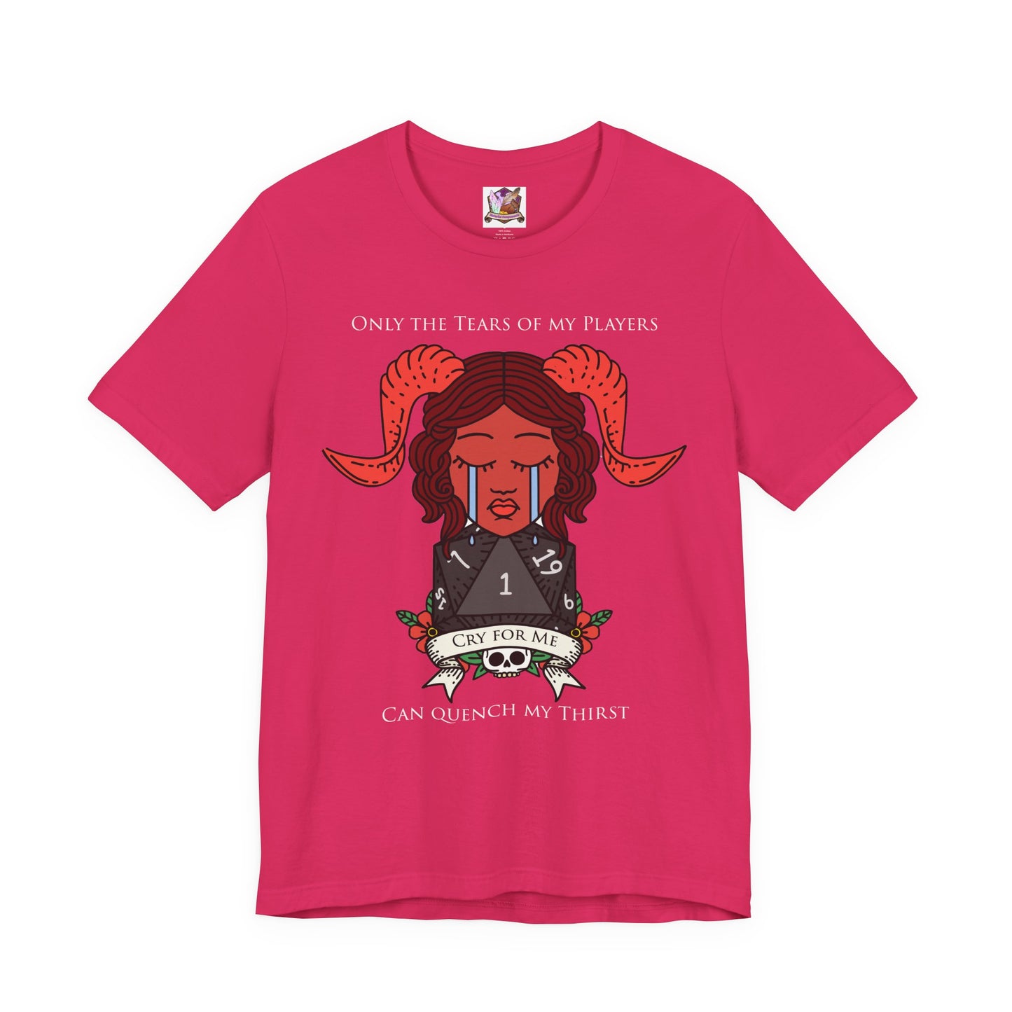 Only the tears of my players can quench my thirst Unisex Jersey Short Sleeve Tee