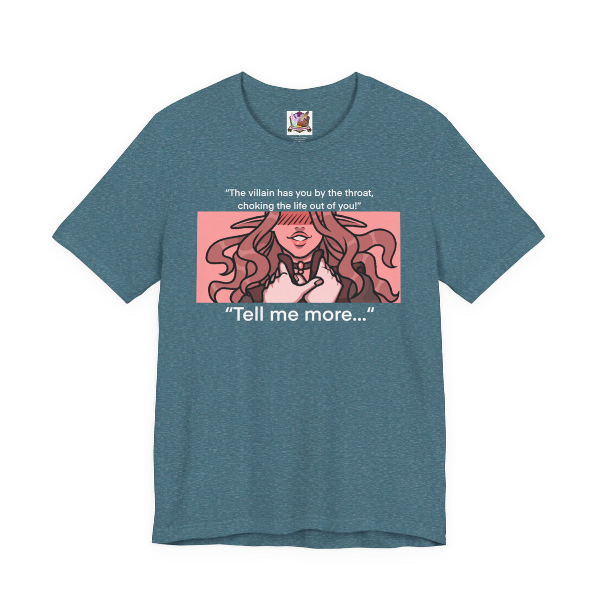 The BBEG has me by the throat you say....? Unisex Jersey Short Sleeve Tee