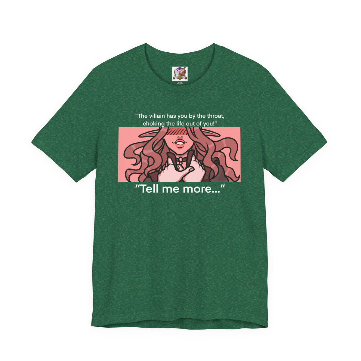 The BBEG has me by the throat you say....? Unisex Jersey Short Sleeve Tee