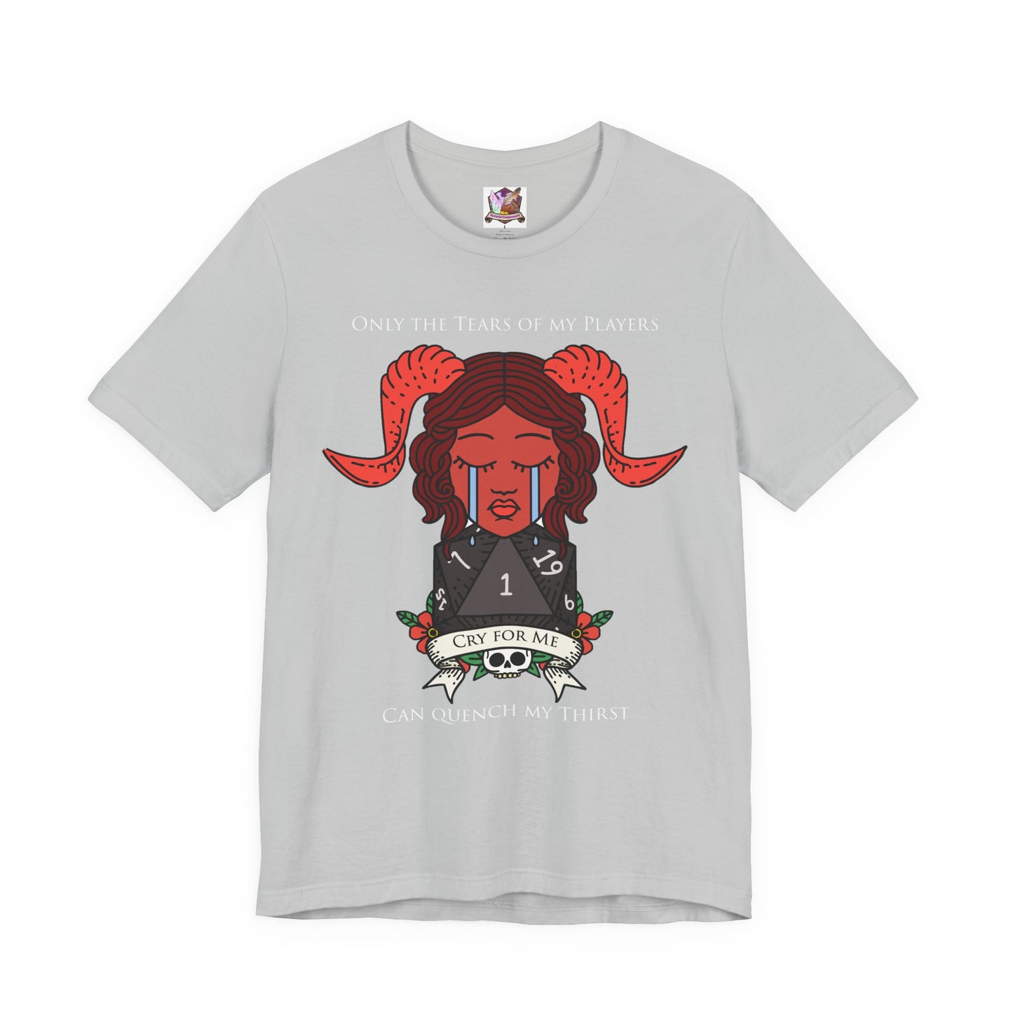 Only the tears of my players can quench my thirst Unisex Jersey Short Sleeve Tee